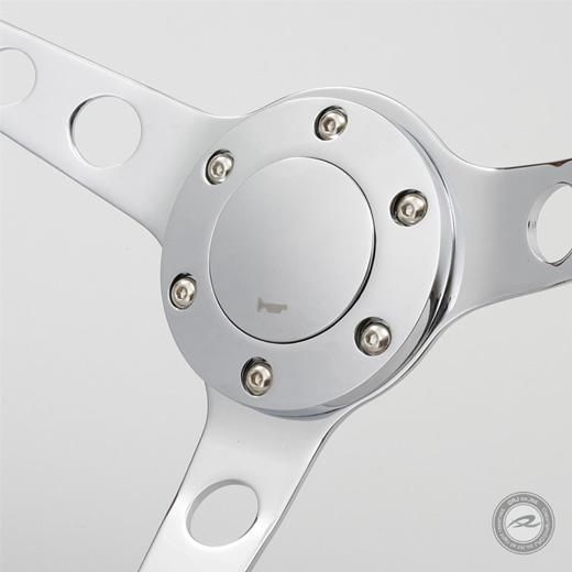 Deporacingステアリング クラシックウッド＆ポリッシュ 37.5φ