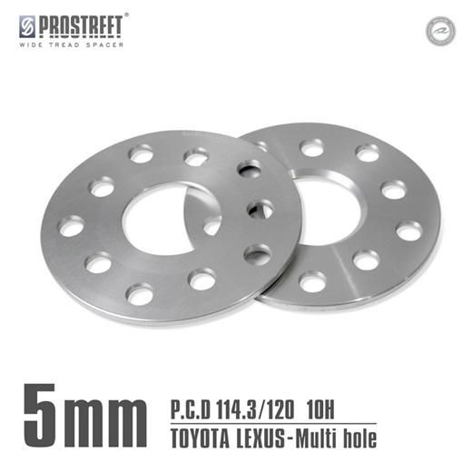 ワイドトレッドスペーサー 5mm｜114.3/120×10H【DRJ Autoparts】