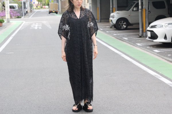 〈5knot〉GIOMETRIC LACE OVER DRESS