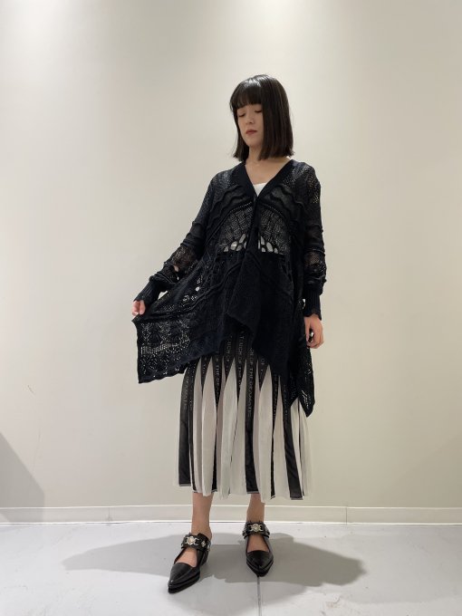 <img class='new_mark_img1' src='https://img.shop-pro.jp/img/new/icons2.gif' style='border:none;display:inline;margin:0px;padding:0px;width:auto;' />ODAKHAcrazy lace knit cardigan