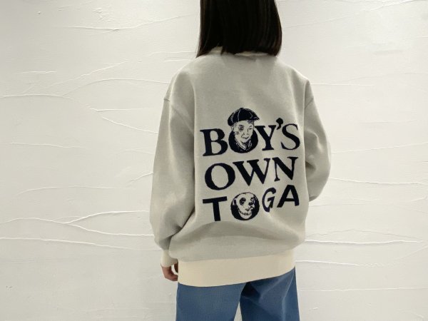 <img class='new_mark_img1' src='https://img.shop-pro.jp/img/new/icons2.gif' style='border:none;display:inline;margin:0px;padding:0px;width:auto;' />TOGA PULLALogo knit pullover BOY'S OWN SP