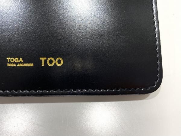 TOGA TOO〉 LEATHER WALLET SQUARE TIP - trip online store