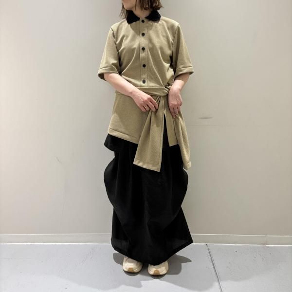 TOGAMelange jersey shirt dress