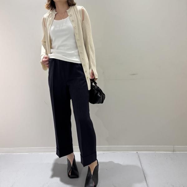 TAN2piece crepe cardigan