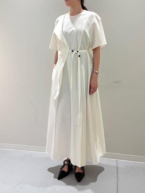 AKIRA NAKAHeike combi tex jersey dress
