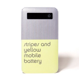 「strips and yellow mobile battery」 | モバイルバッテリー