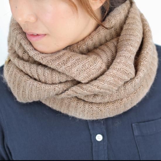 ベビーアルパカ ブロードステッチスヌード 全4色 - ベビー