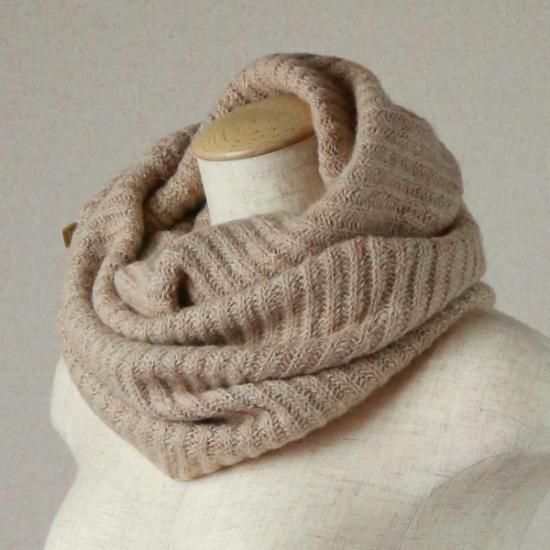 Text テクスト ロイヤルベビーアルパカ スヌード 新品未使用 Text テクスト ロイヤル ベビー アルパカ スヌード