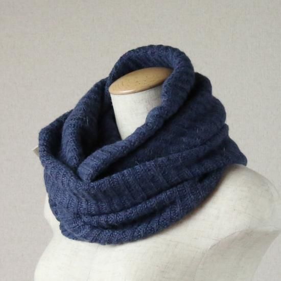 Text テクスト ロイヤルベビーアルパカ スヌード ベビーアルパカ ブロードステッチスヌード 全4色 - ベビーアルパカ100