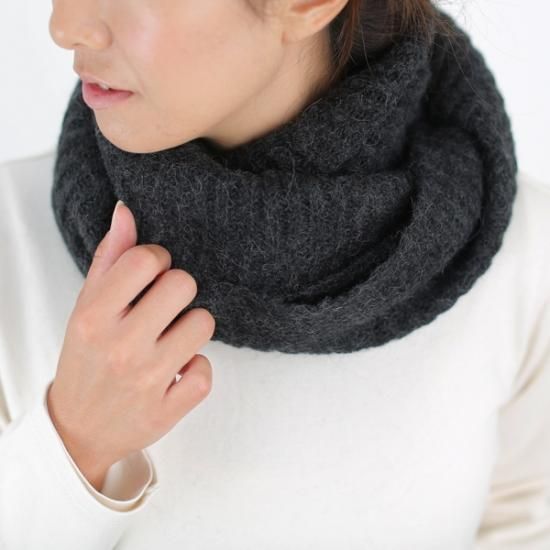 Text テクスト ロイヤルベビーアルパカ スヌード 新品未使用 Text テクスト ロイヤル ベビー アルパカ スヌード