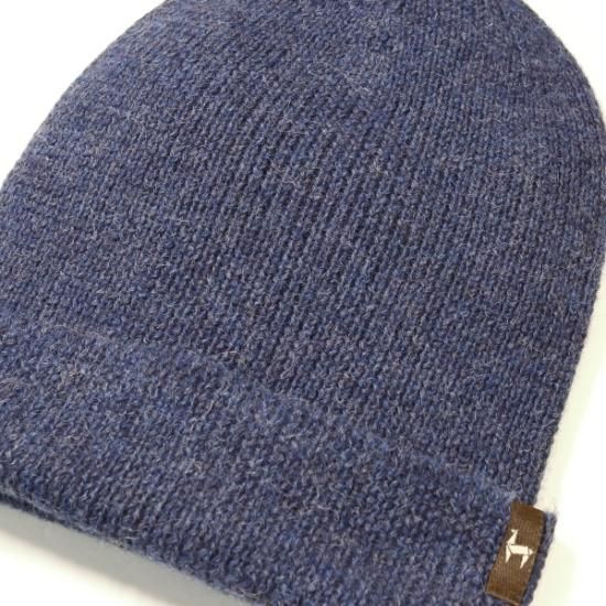 ベビーアルパカ ニット帽 折り返しワッチ 全3色 M/L