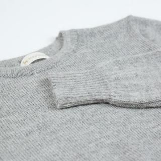 <img class='new_mark_img1' src='https://img.shop-pro.jp/img/new/icons14.gif' style='border:none;display:inline;margin:0px;padding:0px;width:auto;' />レディース ベビーアルパカ ベーシックセーター(クルーネック) ライトグレー