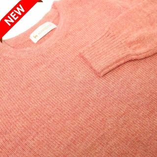 <img class='new_mark_img1' src='https://img.shop-pro.jp/img/new/icons14.gif' style='border:none;display:inline;margin:0px;padding:0px;width:auto;' />レディース ベビーアルパカ ベーシックセーター(クルーネック) サーモンピンク