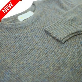 <img class='new_mark_img1' src='https://img.shop-pro.jp/img/new/icons14.gif' style='border:none;display:inline;margin:0px;padding:0px;width:auto;' />レディース ベビーアルパカ ベーシックセーター(クルーネック) フォレストグリーン