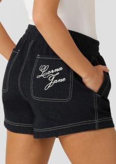  LORNA JANE(ʥ) Off Duty Denim Pull On Shortsեǥ塼ƥ ǥ˥ ץ륪 硼Ĥξʲ