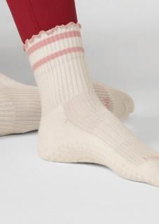  LORNA JANE(ʥ)Rosebud Pilates Grip Crew SocksХå ԥƥ 롼åξʲ