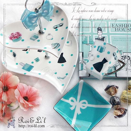 転写紙 『Bleu Porcelaine/ブルーポルスレーヌ （ティファニーブルー風