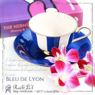 転写紙 『Bleu de Lyon/ブルー　ドゥ リヨン (単色 ブルー系)』 白磁 陶芸 焼成用 A3サイズ【Roi&Li'l】ポーセリンアート