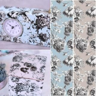 れい　ご購入転写紙 Amazon.co.jp: ポーセラーツ 転写紙 花柄 CHINOISERIE