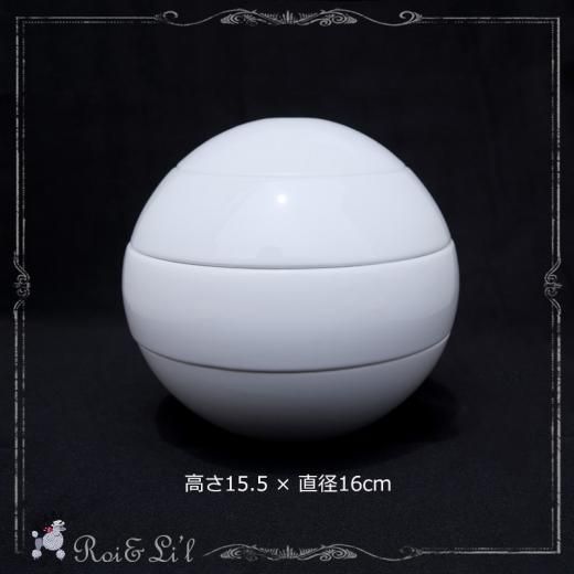白磁 『有田焼 珠お重三段 A級品』 白磁 『有田焼 珠お重三段 A級品』