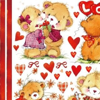 転写紙 『Cute teddy bear』 A4