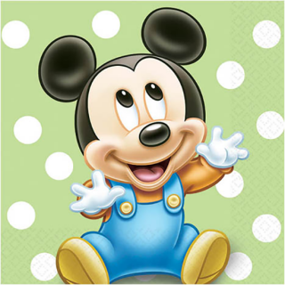 ペーパーナプキンS ベビーミッキー<br>【Disney Baby Mickey】