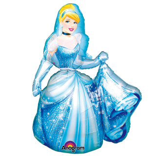 キャラクターバルーンL シンデレラ<br>【Disney Cinderella】 