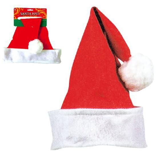クリスマスパーティー サンタ帽子 サンタクロース帽子 サンタハット フェルトサンタフォルデッドカフ Christmas バースデー専門店 Happybday 誕生日パーティーグッズ ギフト通販