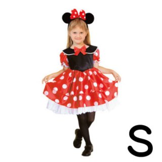 【子供用】コスチューム   仮装  チャイルド  S  ディズニー  ミニー   【Disney Minnie】