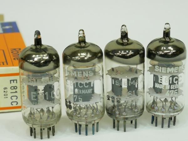 公式サイト - ハイブランドの新作が続々登場 ECC81 / 6201 真空管 / 4本 GE 12AT7 ゴンフラブル アンプ