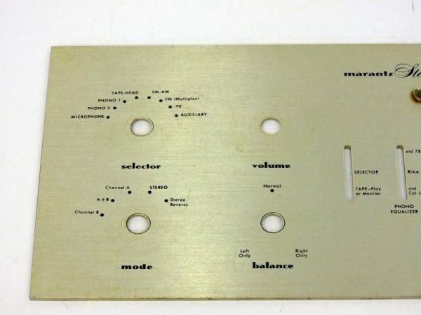 marantz マランツ　アンプ　モデル7用フロントパネル marantz マランツ アンプ モデル7用フロントパネル MARANTZ