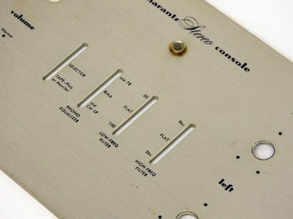 MARANTZ Model 7用 オリジナルフロントパネル [20931 MARANTZ Model 7用 オリジナルフロントパネル [20931