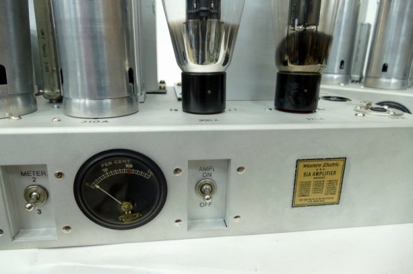 Western Electric 91A AMP リプロ品 真空管無 2台 [21730] - ウエスタンラボ オンラインショップ