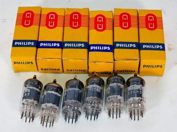 PHILIPS ECC83 12AX7 6本 [21963] - ウエスタンラボ オンラインショップ