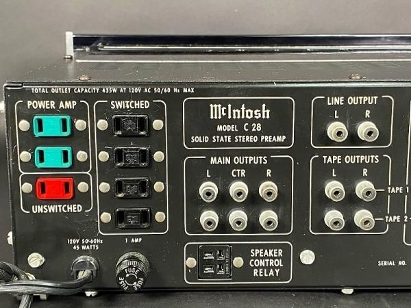 Mcintosh C28 プリアンプ m0a5625 Mcintosh C28 プリアンプ m0a5625 McIntosh C-28 [24552] - ウエスタン