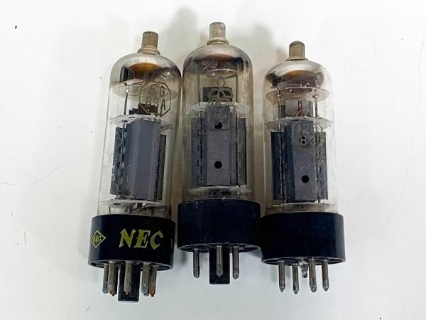 新しいスタイル 蔵出し☆NEC 真空管 6201 3本セット アンプ