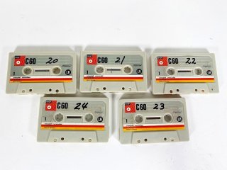 BASF C60 LH カセットテープ 5本 [24920]