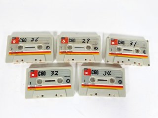 BASF C60 LH カセットテープ 5本 [24921]
