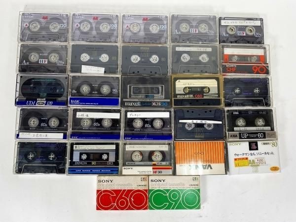 TDK,SONY maxell etc カセットテープ 計27本 [24929 TDK,SONY maxell etc カセットテープ 計27本 [24929