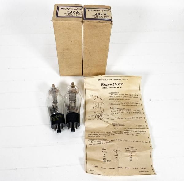 Western Electric 347A 2本 [27153]☆ASK☆ - ウエスタンラボ