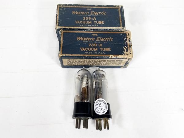 Western Electric 239A 真空管 2本セット Western Electric 239A 2本 [27154] ☆ASK☆ - ウエスタンラボ