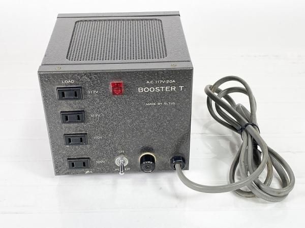 ELTUS BOOSTER.T 変圧トランス 100V-110V-117V 1台 [27193 ELTUS BOOSTER.T 変圧トランス 100V-110V-117V 1台 [27193