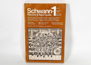 TREASURY SERIES Schwann-1 RecordTape Guide 1 [27368]