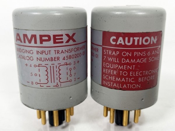 AMPEX 4580200-01 BRIDING INPUT TRANS 新品/未使用品 2個