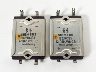 SIEMENS ブリッジ型 セレニウム B250/C125 2個 [28047]