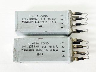 Western Electric 481A COND 選別品 2個 [28202]