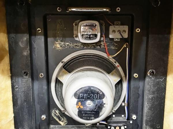 DIATONE/三菱電機 S202-1 モニタースピーカー リペア品 2台 DIATONE/三菱電機 S202-1 モニタースピーカー リペア品 2台