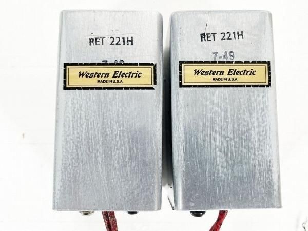 Western Electric RET 221H レプリカ品 2個 [29013 Western Electric RET 221H レプリカ品 2個 [29013