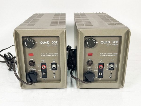 QUAD 50E パワーアンプ 2台 [30017] - ウエスタンラボ オンラインショップ