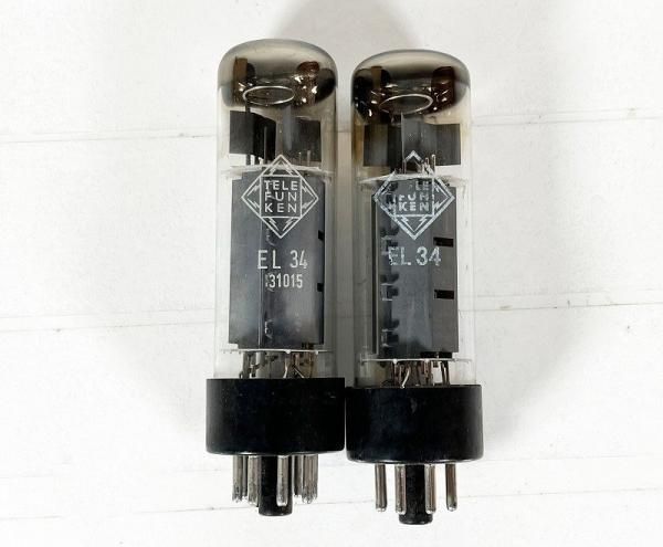 □TELEFUNKEN テレフンケン EL34/6CA7 真空管 未使用4本セットその3 □TELEFUNKEN テレフンケン EL34/6CA7 真空管 未使用4本セットその3